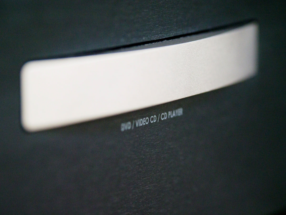black and white sharp speaker