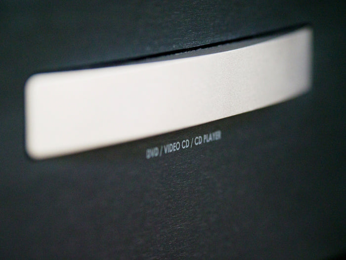 black and white sharp speaker