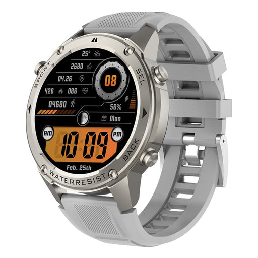 DM56 1.43 inch Color Screen Smart Watch, Support Bluetooth Call / Health Monitoring(Silver) PhonoClean