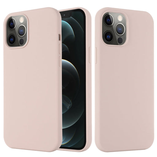 For iPhone 13 Pro Shockproof Silicone Magnetic Magsafe Case (Sand Pink) - BaskiFit