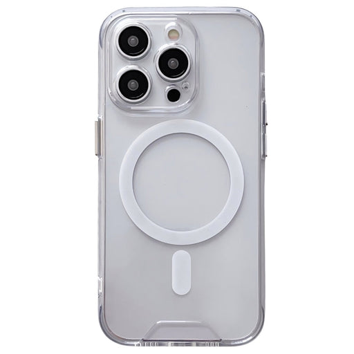 For iPhone 12 Pro Max Space MagSafe Acrylic Hybrid TPU Phone Case(Transparent) - BaskiFit