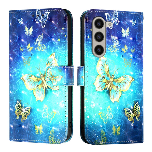 3D Painting Horizontal Flip Leather Phone Case