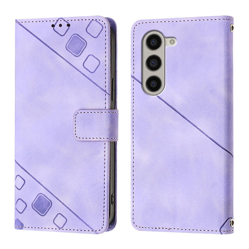 Skin-feel Embossed Leather Phone Case