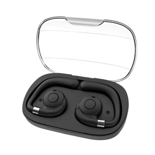 HF02 Ear Clip Bone Conduction TWS Noise Reduction Bluetooth Earphone(Black)