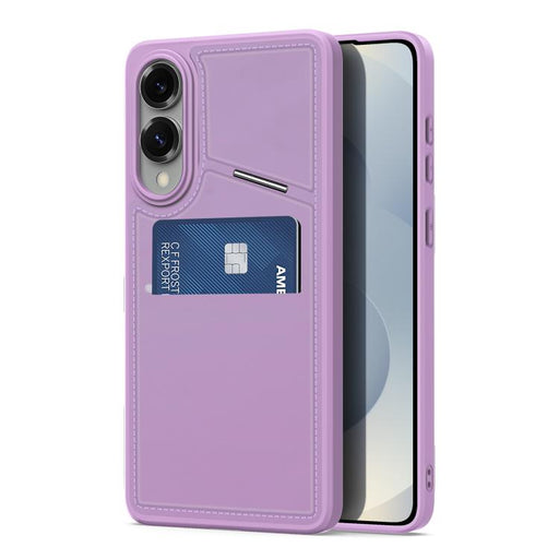 For Samsung Galaxy S25 Edge 5G DUX DUCIS Rafi II Series MagSafe Magnetic Holder RFID Phone Case(Purple)