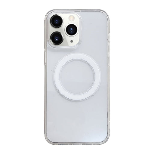 For iPhone 11 Pro Clear Acrylic TPU MagSafe Phone Case(Transparent) - BaskiFit