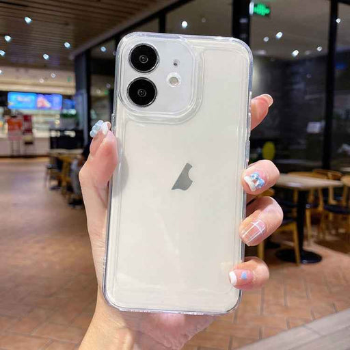 For iPhone 12 TPU Shockproof Case - Transparent Space Protection