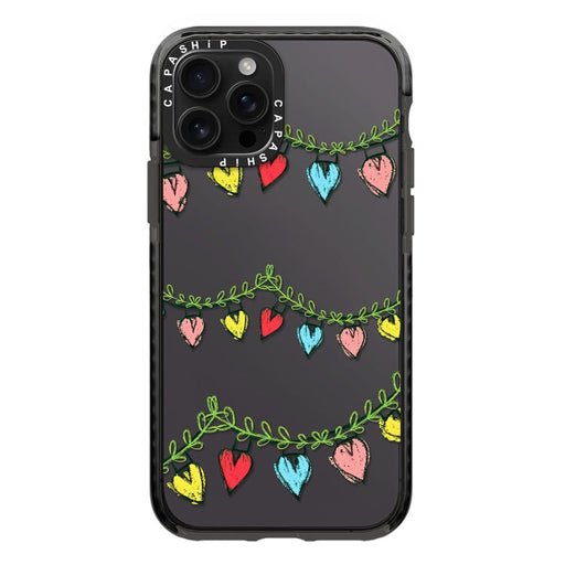 For iPhone 13 Pro Simple Illustration Pattern Full Coverage Phone Case(Christmas Tree B) - BaskiFit