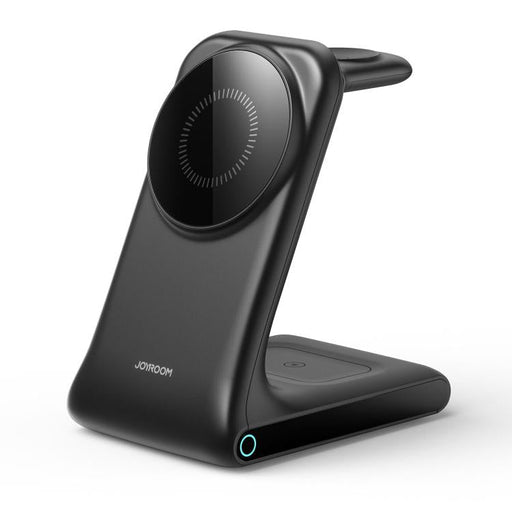 JOYROOM JR-W15 3 in 1 Magnetic Wireless Charging Phone Holder(Black)