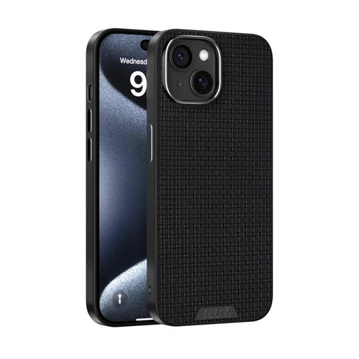 For iPhone 14 Plus ABEEL Ruyi Pattern 6D Micro Relief MagSafe Leather Phone Case(Black)