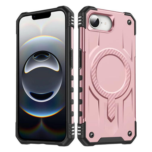 For iPhone 16e Straship MagSafe TPU Hybrid PC Phone Case(Rose Gold) PhonoClean