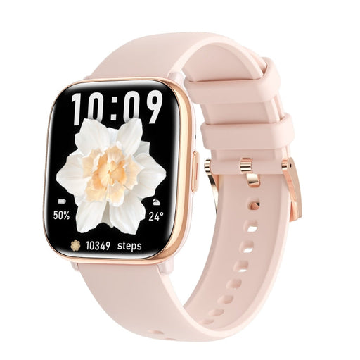 HD12 1.75 inch IP68 Waterproof Smart Watch, Support Blood Oxygen Monitoring(Pink) PhonoClean
