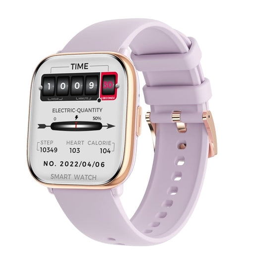 HD12 1.75 inch IP68 Waterproof Smart Watch, Support Blood Oxygen Monitoring(Purple) PhonoClean