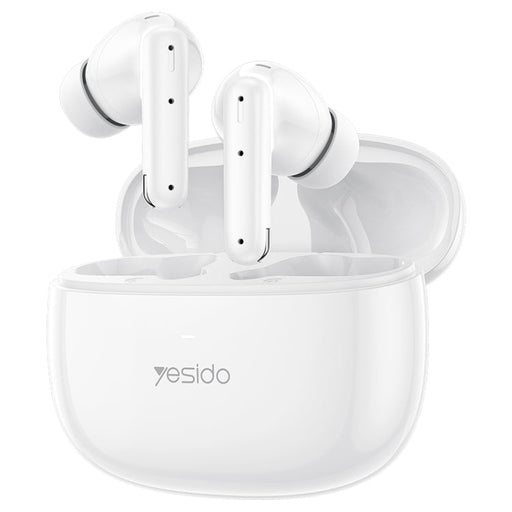Yesido TWS28 ANC+ENC Dual Noise Reduction Smart TWS Wireless Bluetooth Earphone (White)