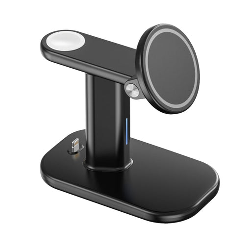 JJT-A70 15W 3 in 1 Multifunctional Magnetic Wireless Charging Holder (Black)