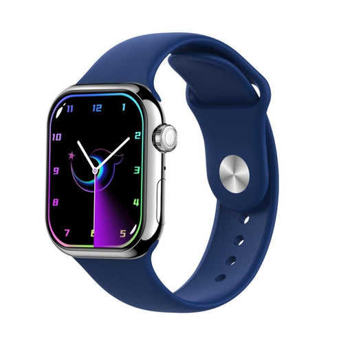 KL08 2.04 inch Color Screen Smart Watch Silicone Strap, Support Bluetooth Call(Blue) PhonoClean
