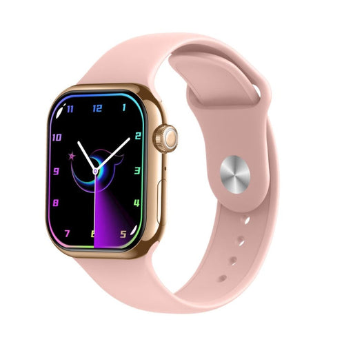 KL08 2.04 inch Color Screen Smart Watch Silicone Strap, Support Bluetooth Call(Pink) PhonoClean