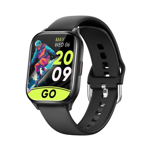 KT73S 1.85 inch Square Screen BT Call Smart Watch, Heart Rate / Blood Pressure / Blood Oxygen / Female Health / Sleep Monitoring(Black) PhonoClean