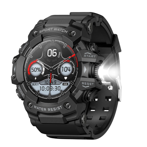 LC21 1.32 inch TFT Round Screen Sports Smart Watch Supports Blood Oxygen Monitoring/Call Reminder(Black) PhonoClean