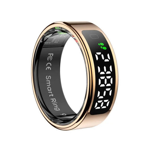 R11 SIZE 13 Smart Ring, Support Heart Rate / Blood Oxygen / Sleep / Multiple Sports Modes(Gold)