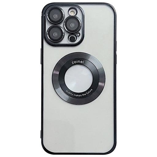 For iPhone 13 Pro Electroplating Magsafe TPU Phone Case(Black) - BaskiFit