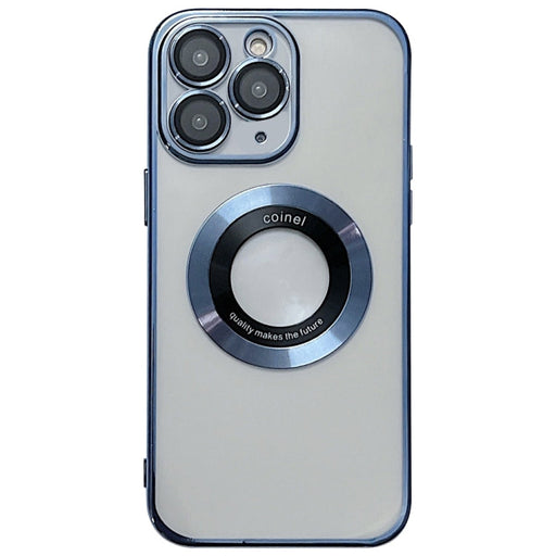 For iPhone 11 Pro Max Electroplating Magsafe TPU Phone Case(Blue) - BaskiFit