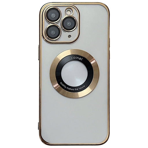 For iPhone 11 Pro Electroplating Magsafe TPU Phone Case(Golden) - BaskiFit
