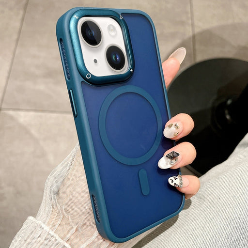 For iPhone 13 Heat Dissipation MagSafe Shockproof Phone Case(Blue) - BaskiFit