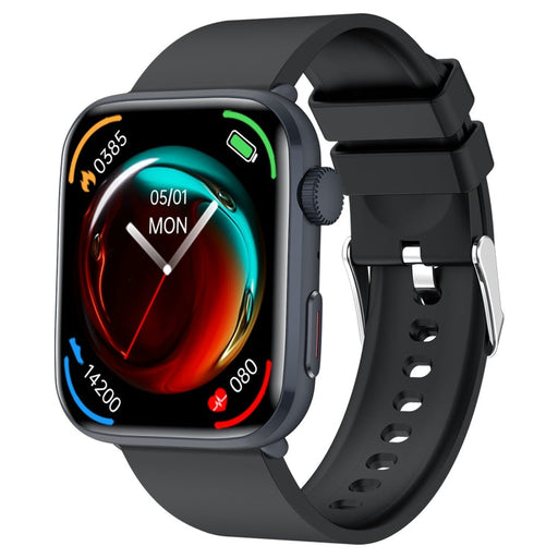T92 1.81 inch IPS Square Screen Smart Watch, Heart Rate / Blood Oxygen / Blood Pressure(Black) PhonoClean