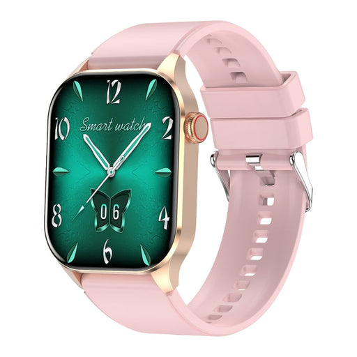 T98 2.04 inch IP68 Waterproof Bluetooth Call Smart Watch, Support Blood Oxygen Monitoring(Pink) PhonoClean