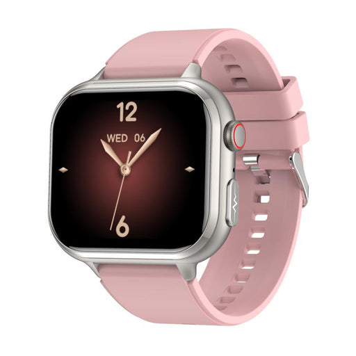 TK17 1.91 inch Horizontal Screen Silicone Strap Smart Watch Supports ECG Electrocardiogram(Pink) PhonoClean