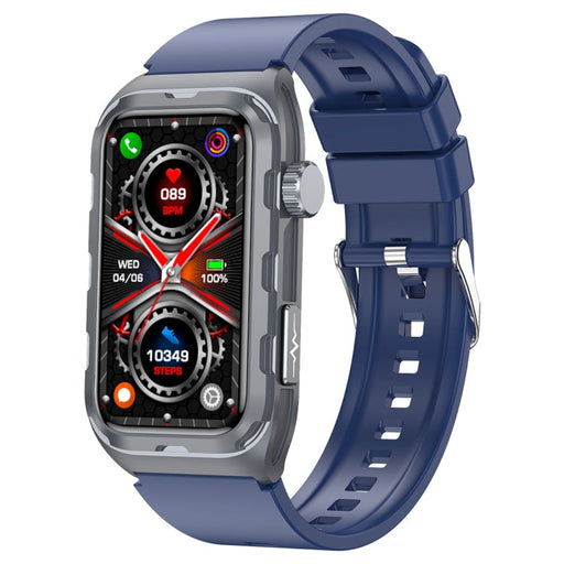 TK79 1.47 inch IP68 Waterproof Smart Watch, Support ECG / Blood Glucose / Blood Oxygen Monitoring / Uric Acid(Blue) PhonoClean