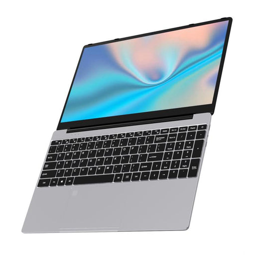 N5095 15.6 inch Laptop, 8GB+256GB, Windows 11 Intel Celeron N5095 Quad Core, Support Fingerprint Unlock, UK Plug (Silver)