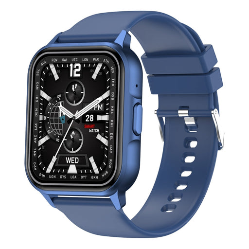 ZW36 1.83 inch BT Call Smart Watch, Blood oxygen / Blood Pressure / Heart Rate(Blue) PhonoClean