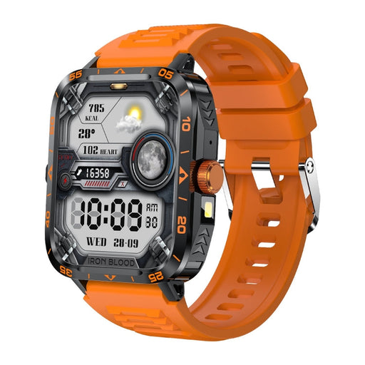 ZW59 1.95 inch BT Call Sports Smart Watch, Blood Oxygen / Heart Rate / Remote Photography(Orange) PhonoClean