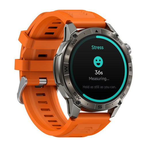 Zeblaze Stratos 2 Plus 1.43 inch Screen 3 ATM Health and Fitness GPS Smart Watch(Electric Orange) PhonoClean
