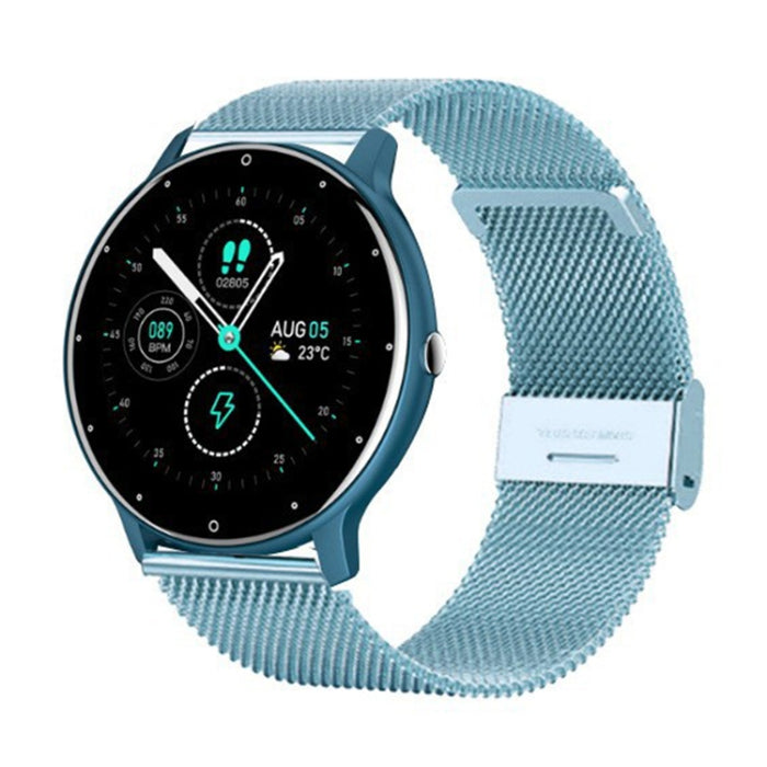ZL02D 1.28 inch IP67 Waterproof Steel Band Smart Watch Support Heart Rate Monitoring, Steel Band (Pink), Steel Band (Gold), Steel Band (Blue), Steel Band (Black)