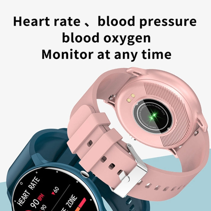 ZL02D 1.28 inch IP67 Waterproof Steel Band Smart Watch Support Heart Rate Monitoring, Steel Band (Pink), Steel Band (Gold), Steel Band (Blue), Steel Band (Black)