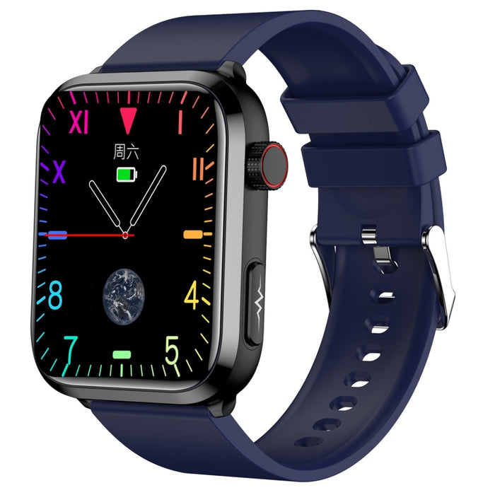 ET210 1.91 inch IPS Screen IP67 Waterproof Silicone Band Smart Watch, Support Body Temperature Monitoring / ECG