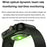 ET210 1.91 inch IPS Screen IP67 Waterproof Silicone Band Smart Watch, Support Body Temperature Monitoring / ECG, ET210
