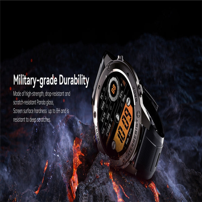 DM56 1.43 inch Color Screen Smart Watch, Support Bluetooth Call / Health Monitoring(Silver) PhonoClean