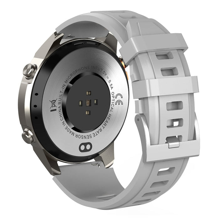DM56 1.43 inch Color Screen Smart Watch, Support Bluetooth Call / Health Monitoring(Silver) PhonoClean