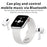 H55Pro 1.4 inch TFT Screen Smart Bluetooth Watch, Support Sleep Monitor / Heart Rate Monitor / Blood Pressure Monitor, Style: Steel Strap, Style: Steel Strap(Black), Style: Steel Strap(Silver)