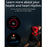 Lokmat ATTACK 1.28 inch TFT LCD Screen Smart Watch, Support Sleep Monitor / Heart Rate Monitor / Blood Pressure Monitor, ATTACK