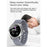 MX12 1.3 inch IPS Color Screen IP68 Waterproof Smart Watch, Support Bluetooth Call / Sleep Monitoring / Heart Rate Monitoring, Steel Strap
