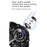 MX12 1.3 inch IPS Color Screen IP68 Waterproof Smart Watch, Support Bluetooth Call / Sleep Monitoring / Heart Rate Monitoring, Steel Strap