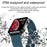 E86 1.7 inch TFT Color Screen IP68 Waterproof Smart Watch, Support Blood Oxygen Monitoring / Body Temperature Monitoring / AI Medical Diagnosis, Style: Steel Strap, Steel Strap(Black)