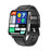 E86 1.7 inch TFT Color Screen IP68 Waterproof Smart Watch, Support Blood Oxygen Monitoring / Body Temperature Monitoring / AI Medical Diagnosis, Style: Leather Strap, Leather Strap(Black), Leather Strap(Brown)