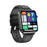 E86 1.7 inch TFT Color Screen IP68 Waterproof Smart Watch, Support Blood Oxygen Monitoring / Body Temperature Monitoring / AI Medical Diagnosis, Style: Leather Strap, Leather Strap(Black), Leather Strap(Brown)