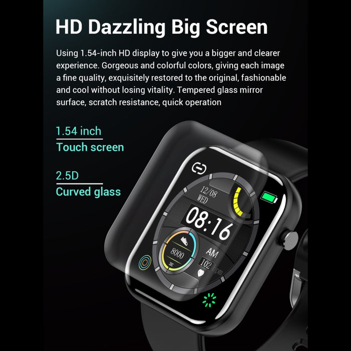 Z11 1.54 inch IPS Screen Smart Watch, Support Sleep Monitor / Bluetooth Photograph / Heart Rate Monitor / Blood Pressure Monitoring